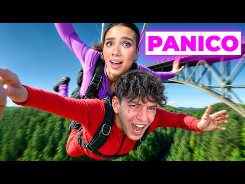 Faccio BUNJEE JUMPING con CAP ma ATTACCO di PANICO!