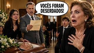 Minha mãe me expulsou do velório do meu pai. Então o advogado abriu o testamento diante de todos...