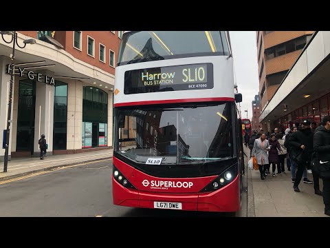 FRV | RATP Dev Transit London Route SL10 - North Finchley to Harrow, Bus Stn - (BCE 47090, LG71 DWE)