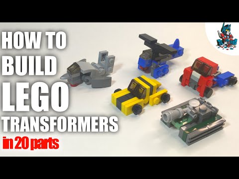 How to BUILD transformers in LEGO: CAR, TRUCK, PLANE, HELICOPTER, TANK!-LEGO TIME! GUIDE