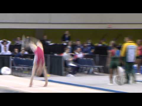 KOROBEINIKOVA Anna (RUS) - 2014 Trampoline Worlds, Daytona Beach (USA)  - Qualifications Tumbling