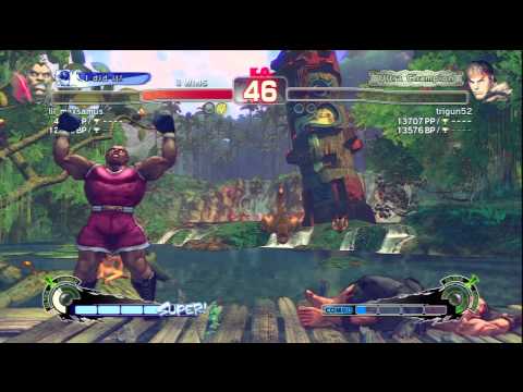 SSF4 CHEAT EXPOSED lil_maxsamus (Balrog) Vs trigun52 (Ryu)  - PSN