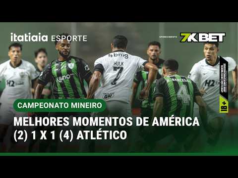CAMPEONATO MINEIRO: MELHORES MOMENTOS DE AMÉRICA (2) 1 X 1 (4) ATLÉTICO