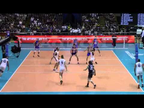 Ivan Kostic-Setter- Blue No.5(World League  SRB-ITA 27/06/2015)