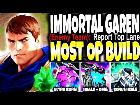 My Immortal Garen Build is BACK in Season 15 and STRONGER ~ Enemy team GOT TILTED | s15 Gameplay