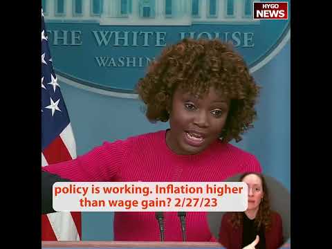 Q: inflation outpace wage gain? A: policy is working, Republicans trying to reverse our work