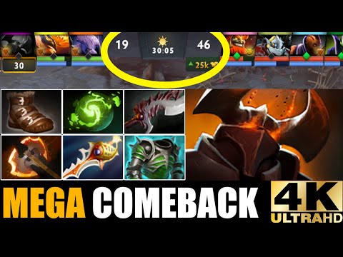 Divine Rapier Chaos Knight VS Mega Creeps Epic Hard Game Comeback Dota 2 Pro Rank Gameplay