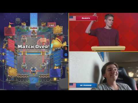 Oxalate Vs aH craaap  -  2017 Clash Royale NA Crown Championship  [Week One]