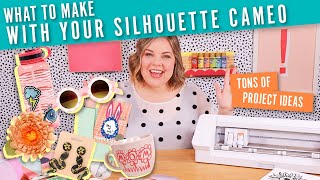 What to Make with Your Silhouette Cameo 4 - Silhouette Project Ideas!