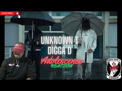 AMERICAN Reacts to Unknown T - Adolescence ft. Digga D