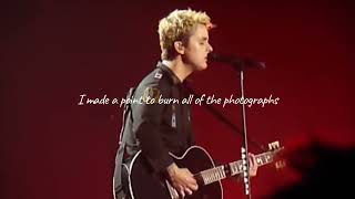 Green Day -Whatsername -Acoustic Live Ver -with Lyrics