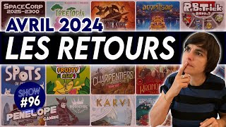 [ PENELOPE SHOW #96 ] - Retour critique sur 20 jeux joués !