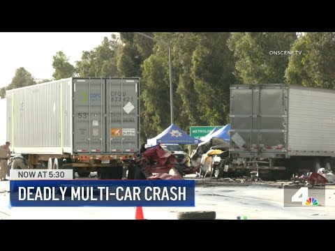 Driver linked to deadly 8-car pileup in Ontario identified