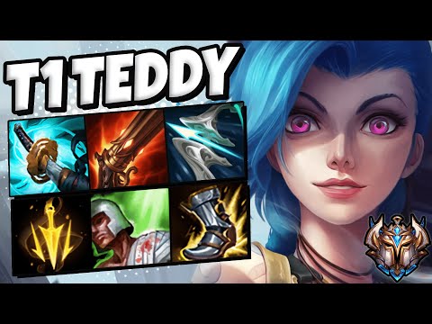 T1 Teddy Jinx ADC vs Aphelios - Lol Korea Challenger Patch 11.18 ✅
