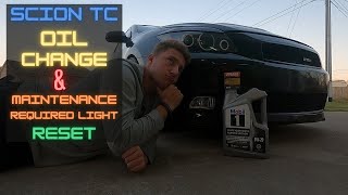 How to Change your oil and Reset Maintenance Required Light Better then Dealer (Scion tC)