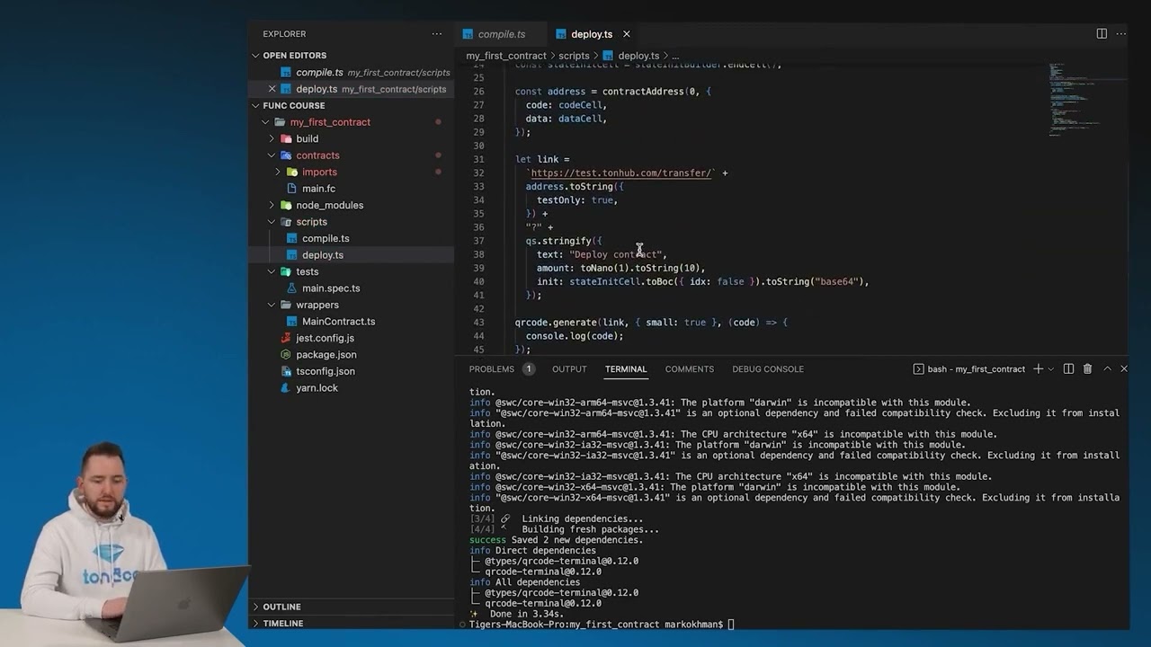 3 5 Deploying smart contract