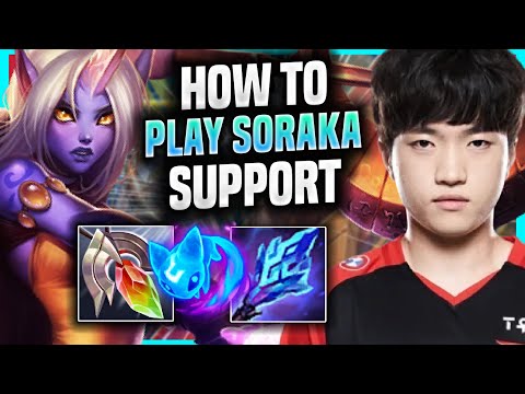 LEARN HOW TO PLAY SORAKA SUPPORT LIKE A PRO! - T1 Keria Plays Soraka Support vs Karma! | Season 2022