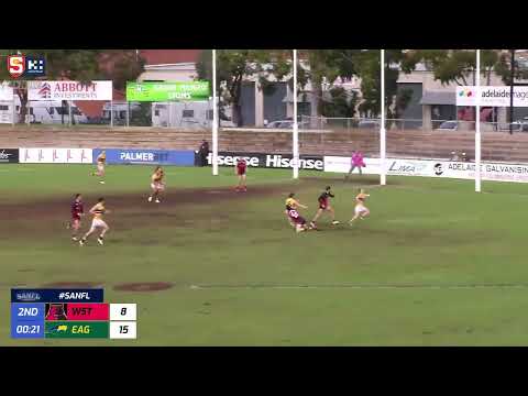 Rd 15 Hostplus SANFL Snapshot - Eagles' Max Beattie snaps in pocket
