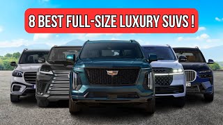 8 Best Full-Size Luxury SUVs for 2025 | Ultimate Guide to Power and Comfort
