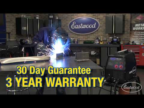 Eastwood MIG Welder 250 Amp - Welding Sheet Metal to 1/2\" Steel Plate!