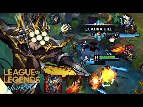 Master Yi Jungle Quadra Kill (*2), Gameplay League Of Legends Wild Rift!