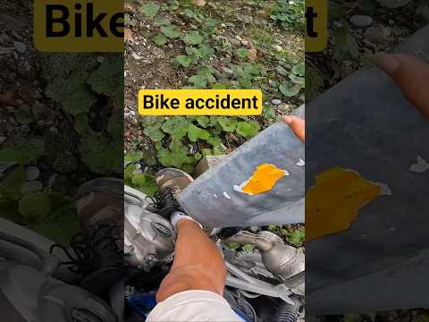Bike accident // Mustang road.#bikecrash #crash #accident