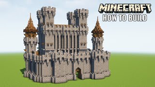 Minecraft How to Build Simple Starter Castle