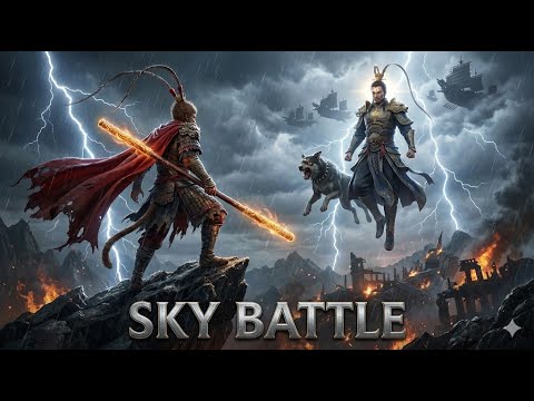 SUN WUKONG vs ERLANG SHEN: The Sky Battle (Full Movie) ⚡4K AI Animated Movie