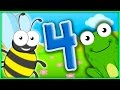 The Number 4 Number Songs By BubblePopBox Learn The Number Four