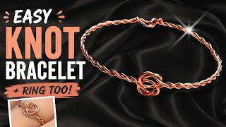 Easy Knot Bracelet and Ring Tutorial