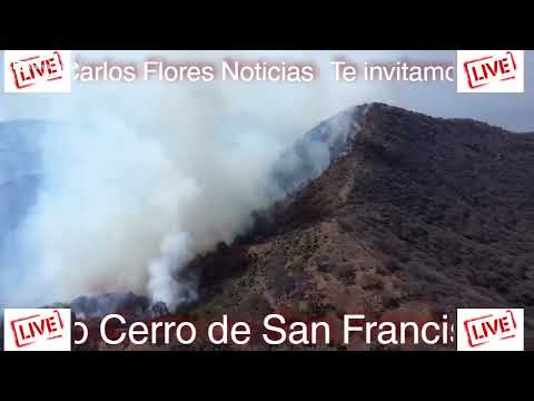 Video Aereo Incendio Cerro de San Francisco en Jiquilpan Michoacan