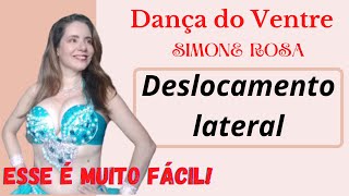 Aula de dana do ventre para iniciantes passo a passo de deslocamento lateral! (aula 1)