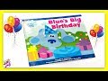BLUE S CLUES BLUE S BIG BIRTHDAY Read Aloud Storybook For Kids Children