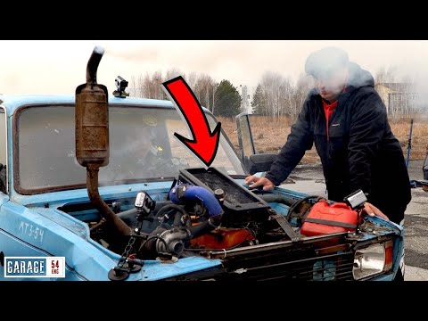 Gasoline engine converted to diesel - first drive