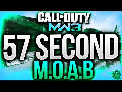 SOLO 57 SECOND MOAB! - FAST SOLO MOAB GAMEPLAY! (COD MW3)
