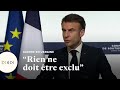 Ukraine : Emmanuel Macron n'exclut pas l'envoi de 