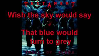 Testament - The Legacy W/Lyrics