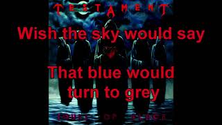 Testament - The Legacy W/Lyrics