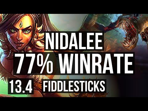 NIDALEE vs FIDDLESTICKS (JNG) | 77% winrate, 11/2/12, Dominating | EUW Diamond | 13.4