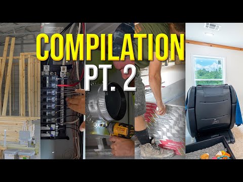 How To Build A Barndominium | From the Ground Up | Part 2 Compilation