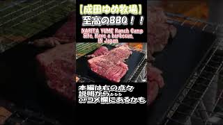 【つづきは、↑の関連動画】【成田ゆめ牧場】ステーキにナポリタン！はずれ無しのバーべキューしてみたNARITA  Camp Site. Have a barbecue. IN Japan #shorts