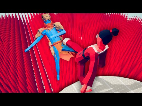 TAEKWONDO + SPIKED FLOOR vs EVERY UNIT | TABS Totally Accurate Battle Simulator