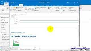 How to add or insert horizontal line in Outlook signature