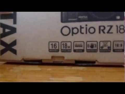Pentax Optio RZ18 Unboxing