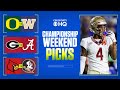 College Football Championship Weekend Preview: Picks + BEST Bets I CBS Sports