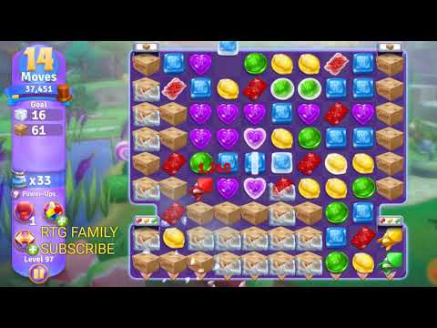 LEVEL 97 Willy Wonka’s Sweet Adventure NEW Zynga chocolate match 3 game बच्चे