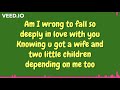 Glen Washington   If Loving You Is Wrong Lyrics
