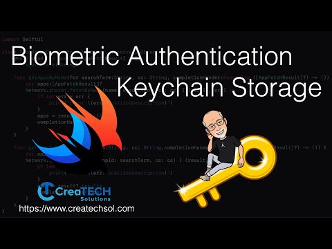 SwiftUI Biometric Authentication and KeyChain storage thumbnail