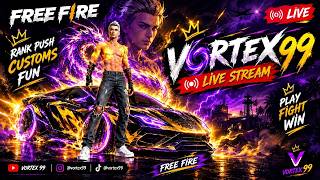 Download lagu 🔴 FREE FIRE LIVE 🔥 | VORTEX 99 | RANK PUSH CUSTOM ROOM | ROAD TO 1M 🚀 mp3 Download lagu 🔴 FREE FIRE LIVE 🔥 | VORTEX 99 | RANK PUSH CUSTOM ROOM | ROAD TO 1M 🚀 mp3