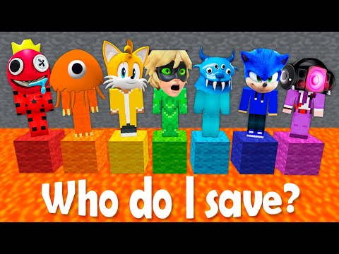 VOTE: Who will I save from zombies in Minecraft?!